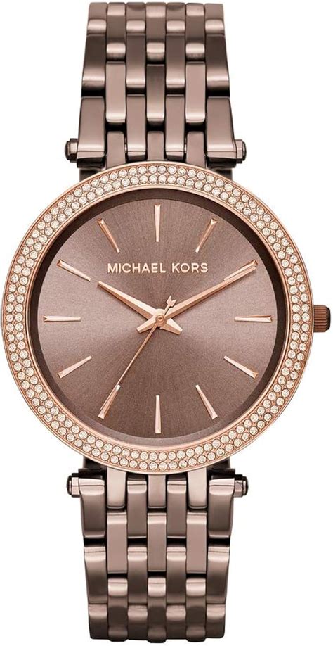 michael kors bronze uhr|michael kors mini wrist watch.